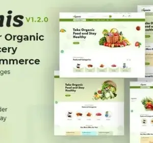 Organis - Multivendor Organic Food & Grocery Laravel eCommerce